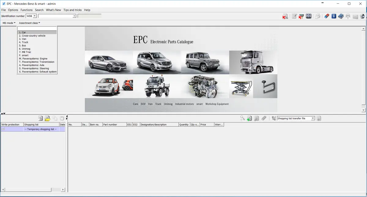 Mercedes Epc , Wis / Asra Net - Most Complete Version All Mercedes Models Up To 2017 -Full Set ! 1