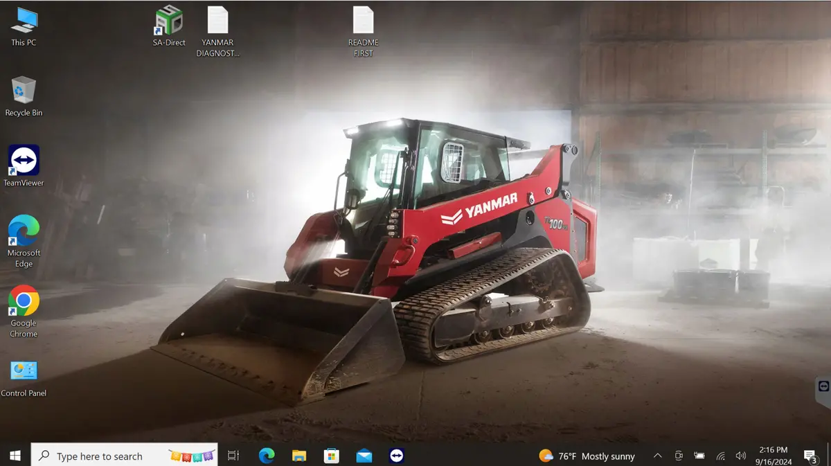 2024 Diagnostic Laptop & Interface Kit For Yanmar With Latest Diagnostic Software Smartassist - Sa-Direct 1