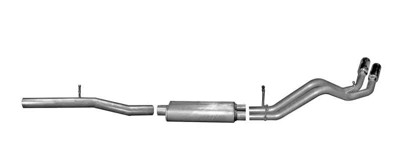 Gibson Stainless Steel Cat-Back Dual Exhaust System For 2014–2018 Gmc Sierra 1500 5.3L (3"/2.25") 1