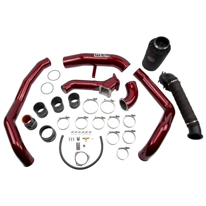 Wehrli High-Flow Intake Bundle Kit For 2001–2004 Chevrolet Lb7 Duramax 6.6L – Sparkle Bomber Orange Finish 1