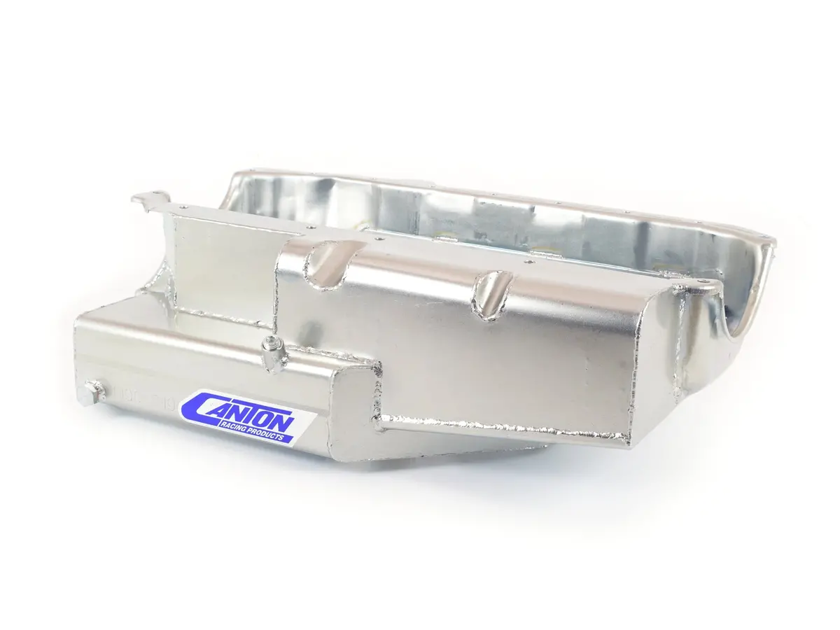 Canton Shallow-Profile Oil Pan – Small Block Chevy Circle Track Pan For Open-Chassis Applications 1