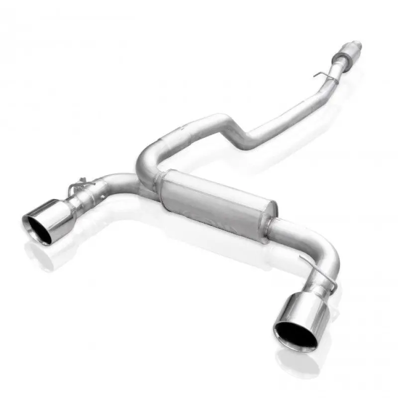Stainless Works Cat-Back Exhaust For 2016–2018 Ford Focus Rs – 3" Diameter, Vintage Round Muffler, 5" Tips 1