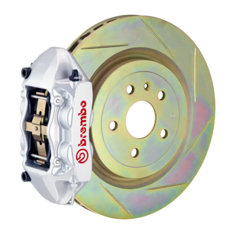 Brembo Gt Big Brake Kit For 2011–2018 Ford Focus & Focus St – Front 4-Piston Calipers With 336X28Mm Slotted Rotors (Type 1 Silver) 1