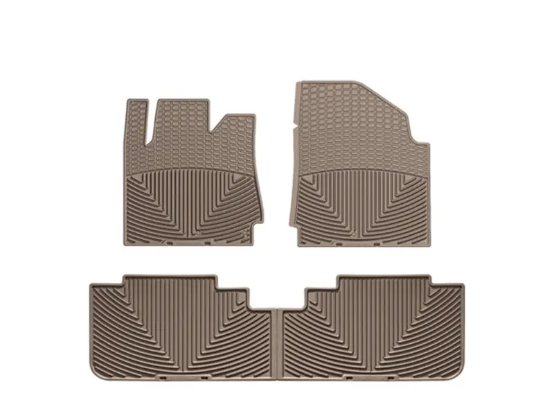 Weathertech Rubber Front Floor Mats – Tan 1