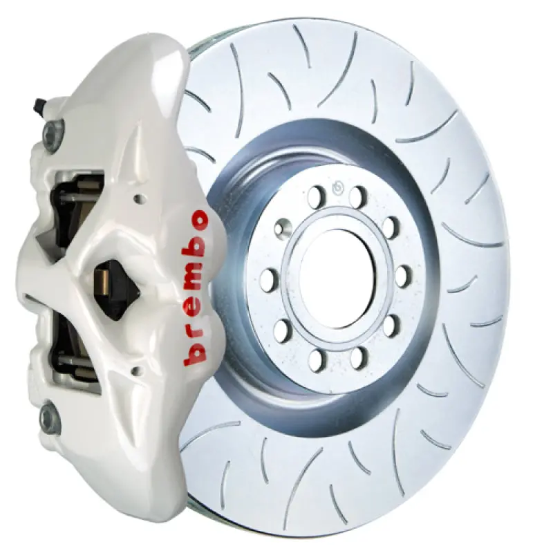 Brembo Gt Front Big Brake Kit For 2014–2020 Audi A3 – 345X30Mm Slotted One-Piece Rotors, 4-Piston Calipers 1