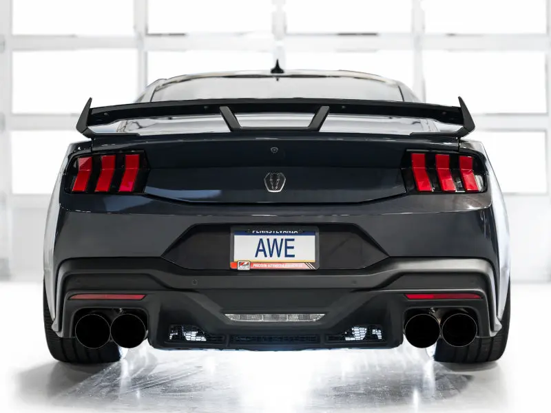 Awe Switchpath Cat-Back Exhaust – Quad Diamond Black Tips For 2024 Ford Mustang Dark Horse (S650 Rwd) 2