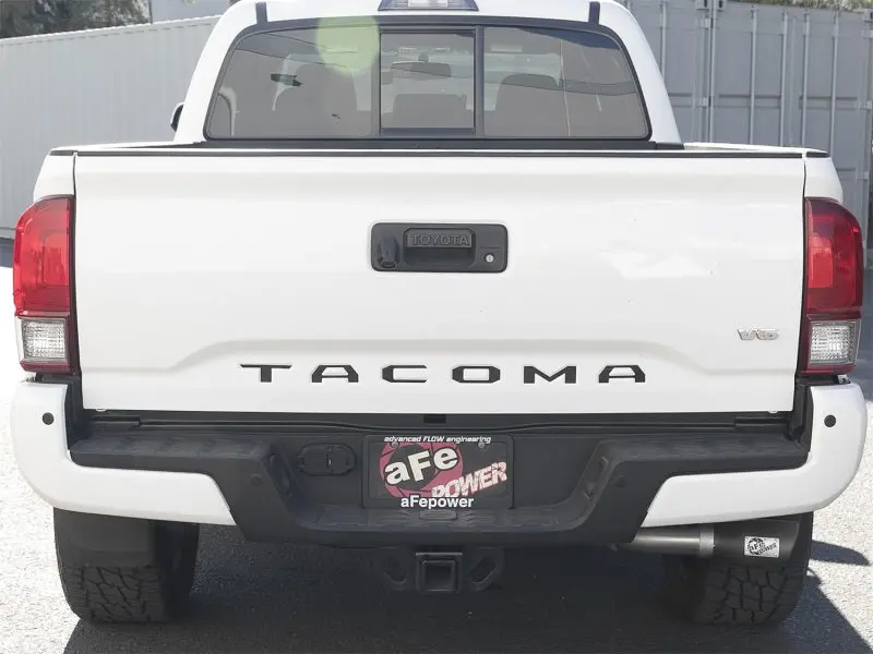 Afe Mach Force Xp Cat-Back Exhaust System – 2.5-Inch 304 Stainless Steel With Black Tips For 2016+ Toyota Tacoma (2.7L L4 / 3.5L V6) 2