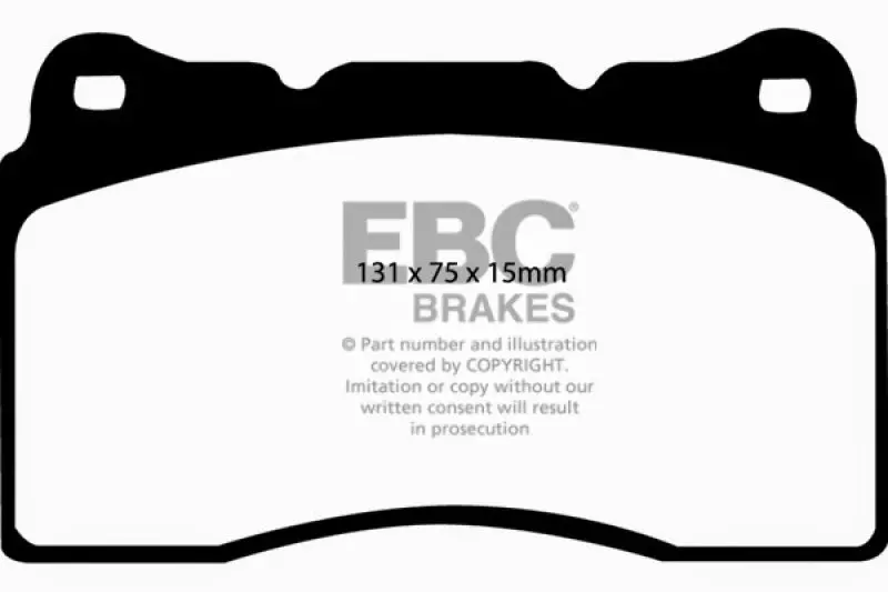 Ebc Bluestuff Front Brake Pads For 2017–2021 Honda Civic Type R (Fk8) 1