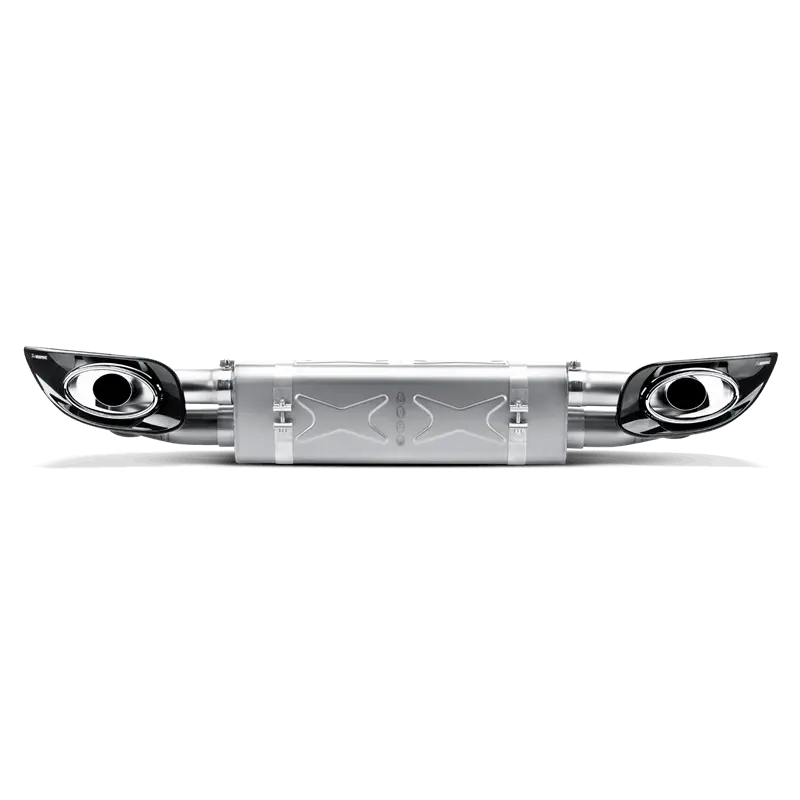 Akrapovic 10-13 Porsche 911 Turbo / Turbo S (997 Fl) Slip-On Line (Titanium) W/ Titanium Tips 1