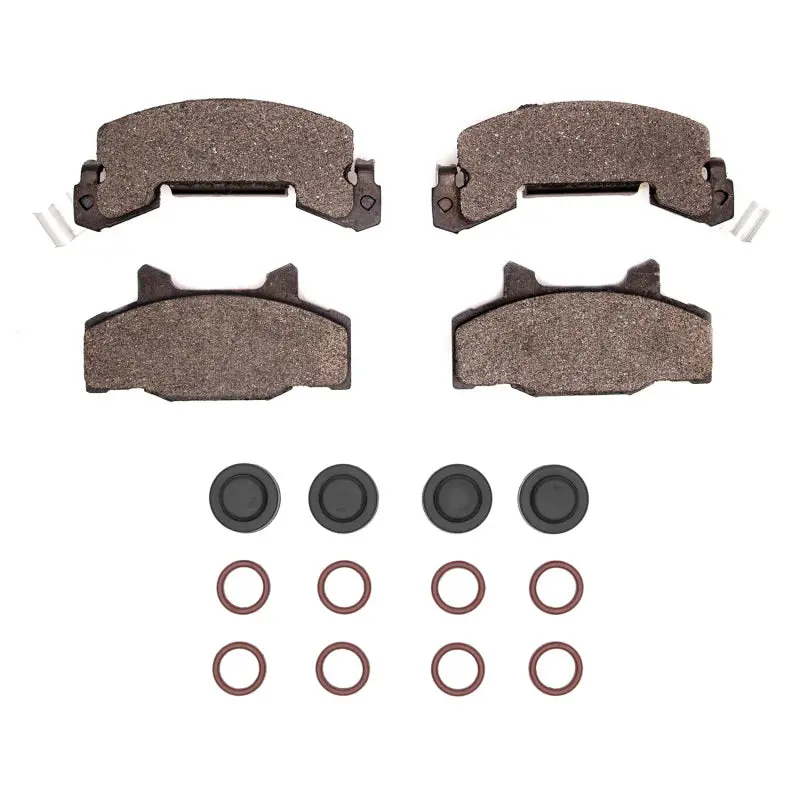 R1 Front Semi-Metallic Brake Pad & Hardware Kit – For 1983–1987 Chevrolet Chevette 1