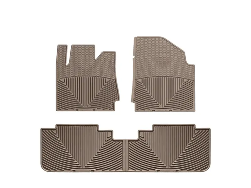 Weathertech Rubber Front Floor Mats – Tan 2
