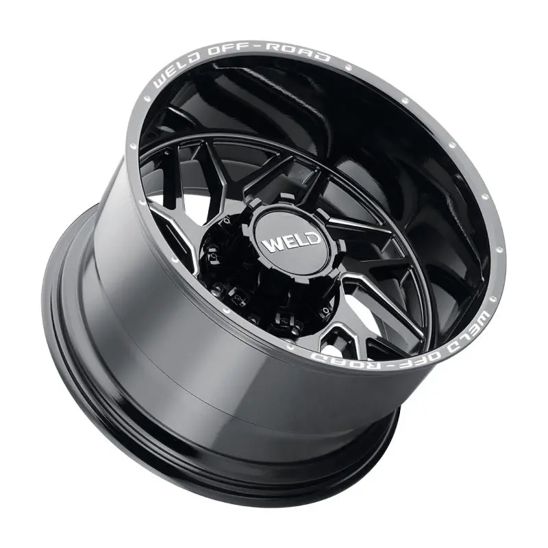Weld Off-Road W117 Fulcrum Gloss Black Wheel – 20X10, 8X180, Et-18, 4.75-Inch Backspace, 124.3Mm Bore 1