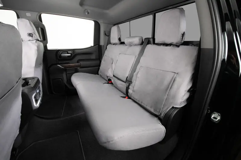 Covercraft Polycotton Seatsaver Third Row Seat Covers – Custom Fit For 2007–2014 Gmc Yukon, Grey 1