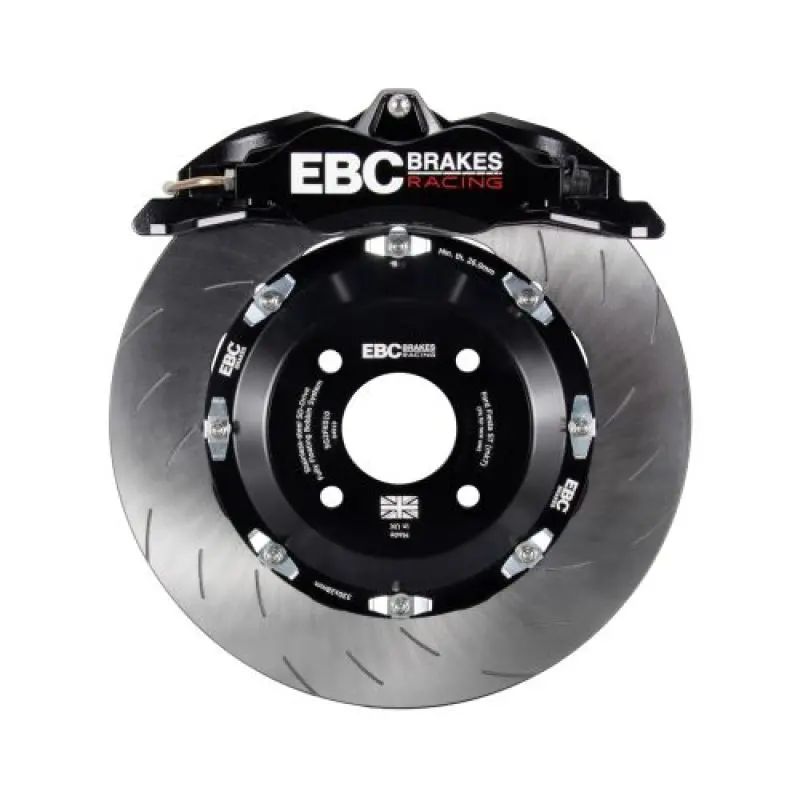Ebc Racing Big Brake Kit For 2005–2010 Ford Mustang Gt – Black Apollo-4 Calipers, 355Mm Rotors (Front) 1