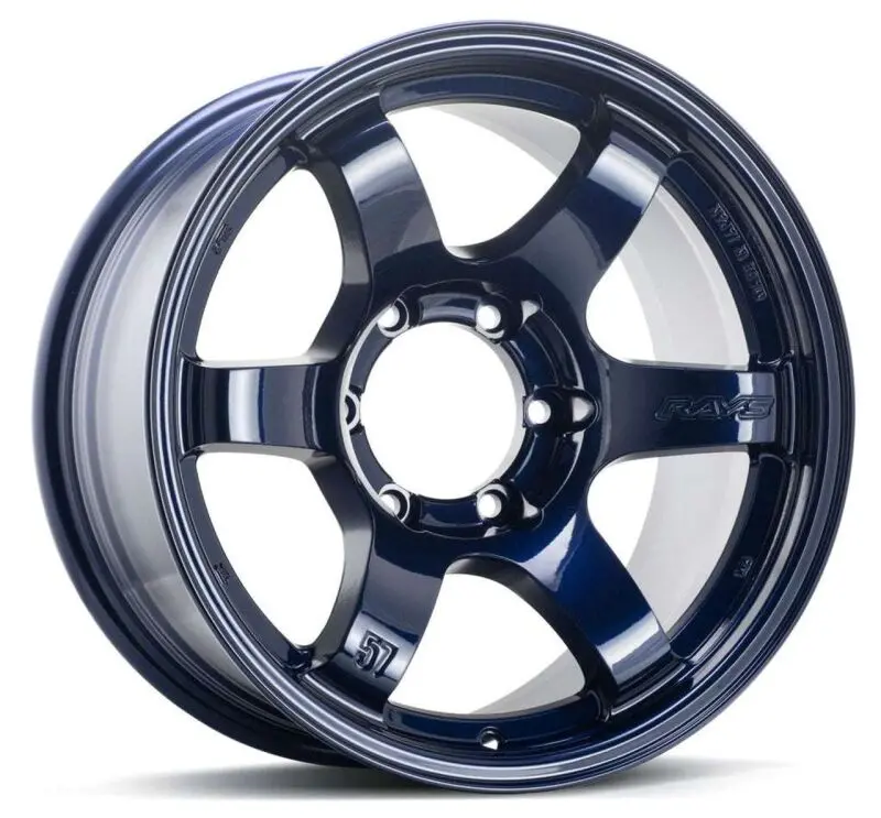 Gram Lights 57Dr-X Forged Wheel: 18X9.0 Inches, +0 Offset, 6X139.7Mm, Eternal Blue Pearl Finish 1