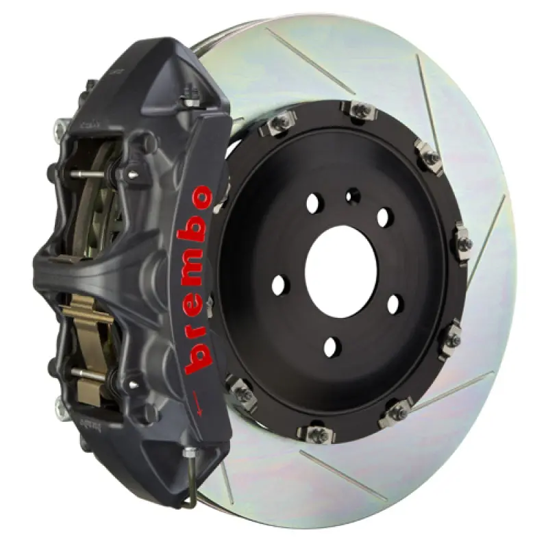 Brembo Gts Big Brake Kit For 2010–2016 Bmw 535I – Front 6-Piston Calipers With 405X34Mm Slotted Two-Piece Rotors (Type 1 Black Ha) 1