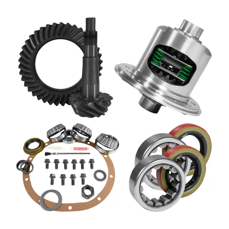 Yukon 8.25" Chy Rear Ring And Pinion Kit With Positraction – 4.11 Ratio, Includes 1.618" Id Axle Bearings 1