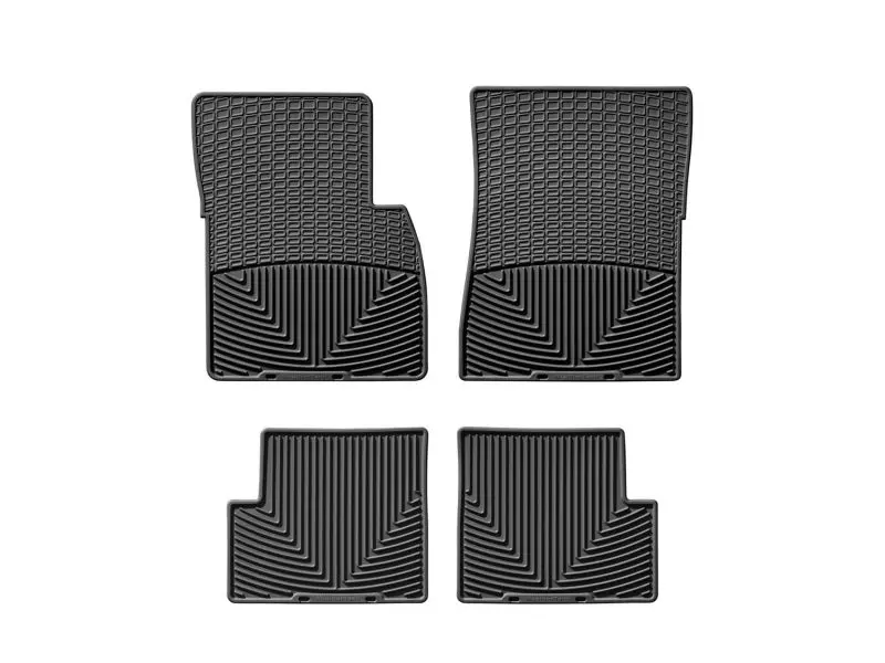 Wt Rubber Front Floor Mats – Black, Universal Fit 2