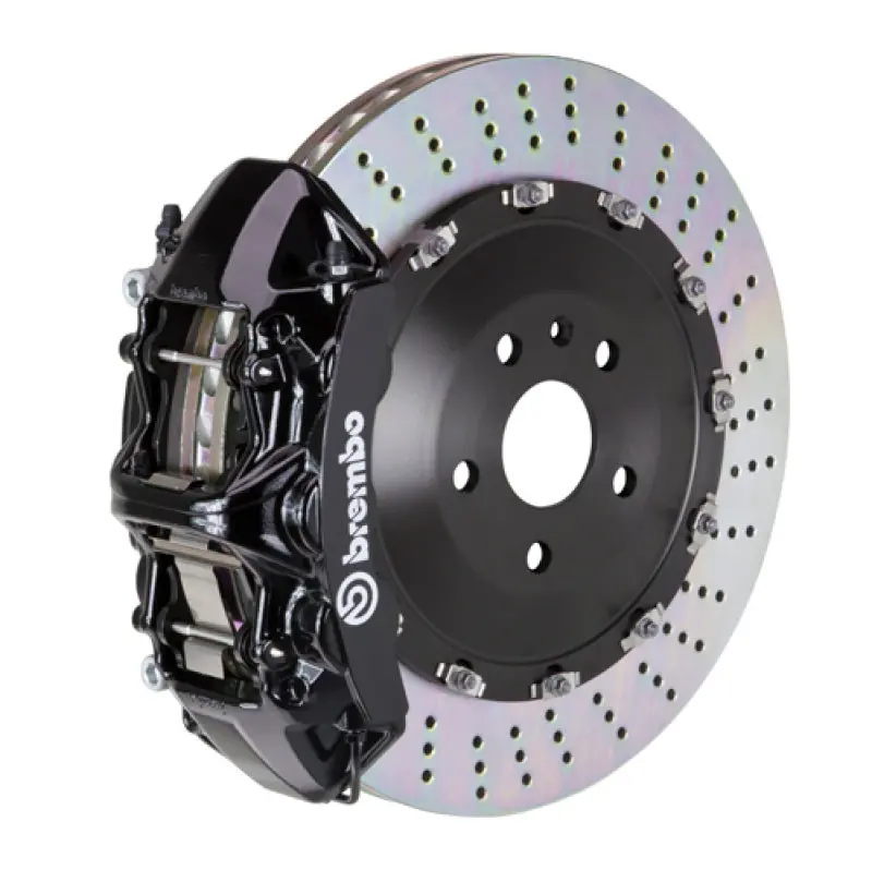 Brembo Gt Front Brake Kit – Drilled Rotors (405X34Mm), 6-Piston Calipers For 2007–2013 Bmw X5 1