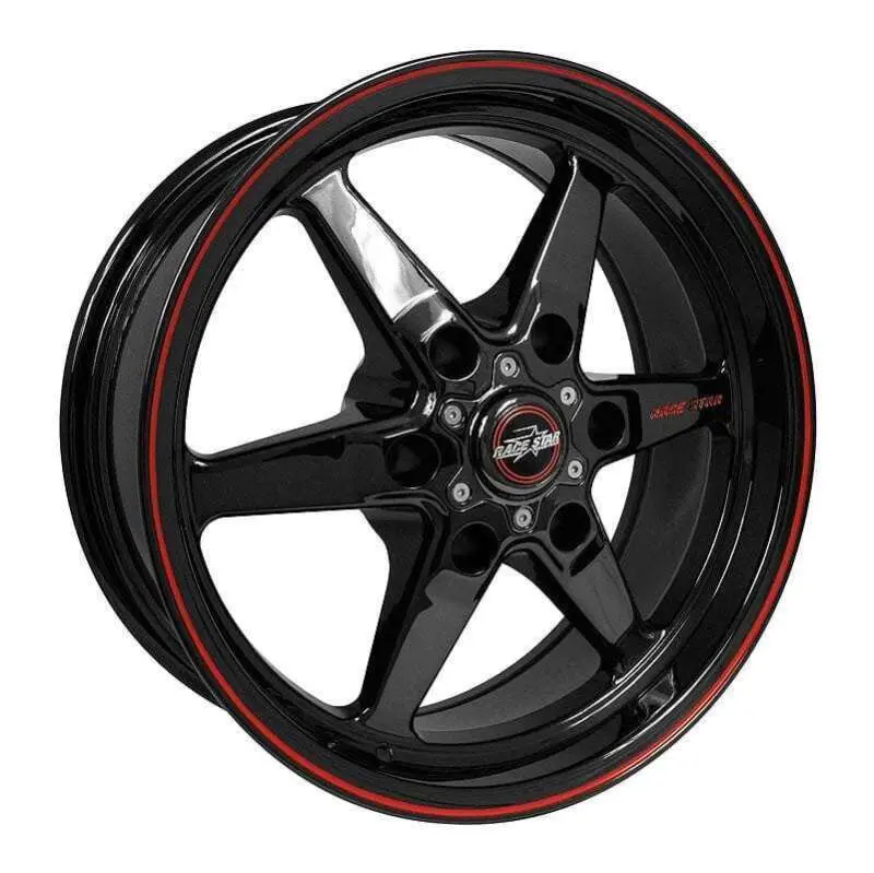 Race Star 93 Truck Star Wheel: 17×7", 6×5" Bolt Pattern, 4" Backspace — Gloss Black Finish 1