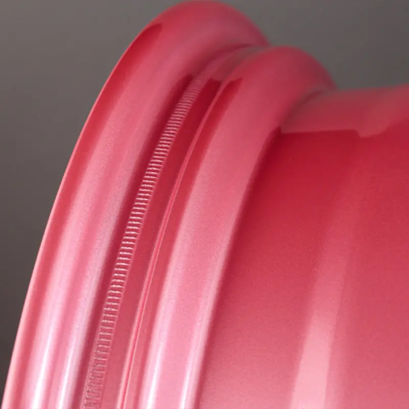 Gram Lights 57Cr 18X8.5 Inch +37 Offset Sakura Pink Alloy Wheel – Includes Center Cap & Bk Air Valve No. 21 2