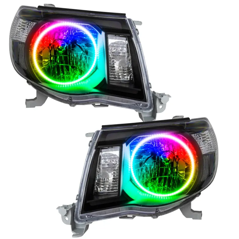 Oracle Colorshift Halo Lighting Kit – Black Housing, For 2005–2011 Toyota Tacoma Headlights (No Controller Included) 1