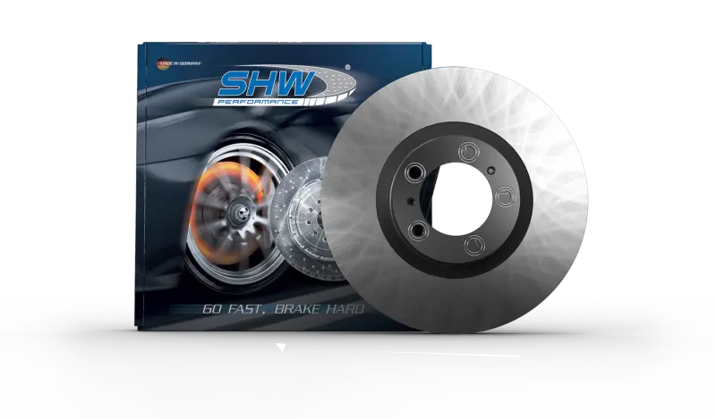 Shw Smooth Monobloc Front Brake Rotor (3W0615301K) For 2003–2006 Bentley Continental Gt 6.0L 1
