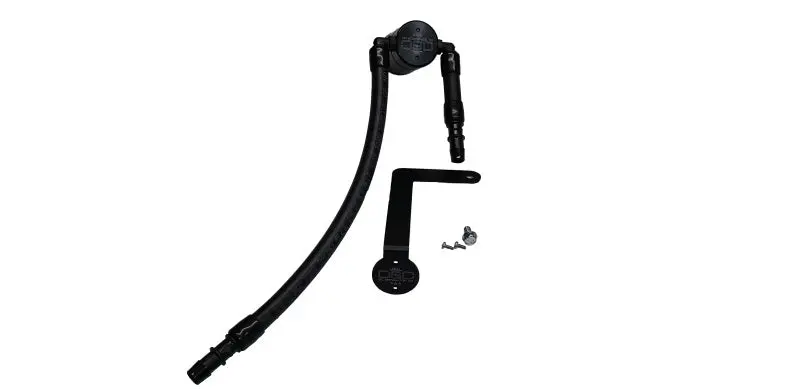 J&L Oil Separator For 2003–2004 Mercury Marauder – Passenger Side, 3.0-Liter Engine, Black Anodized 2