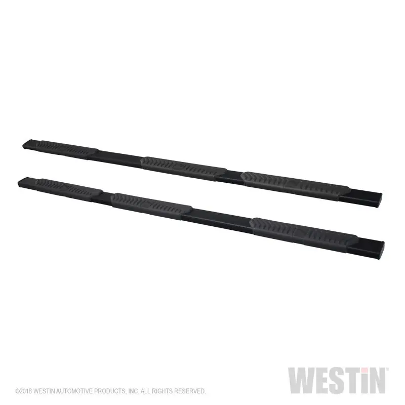 Westin R5 M-Series Black Nerf Step Bars For 2007–2018 Chevrolet Silverado 1500 Crew Cab (5.5' Bed) 1