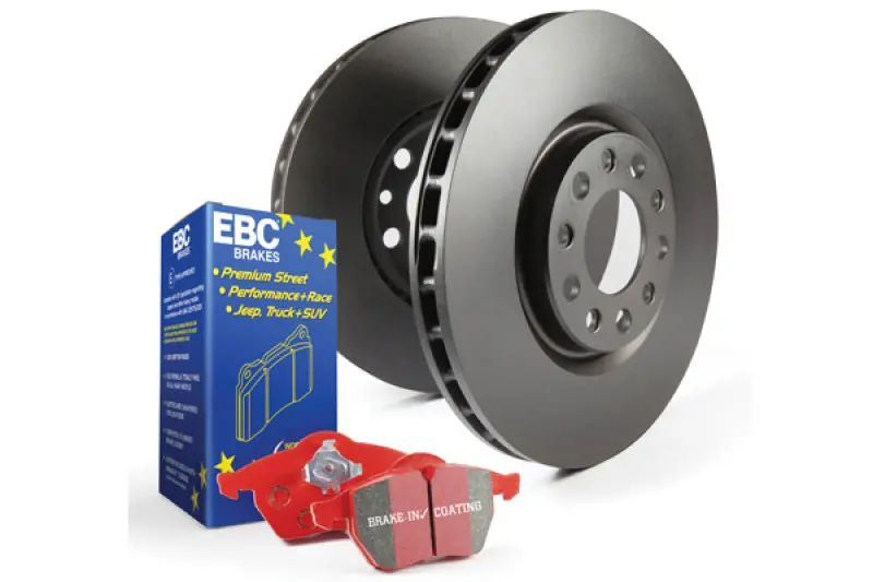 Ebc S12 Premium Brake Kit – Redstuff Pads + Rk Drilled & Slotted Rotors 2