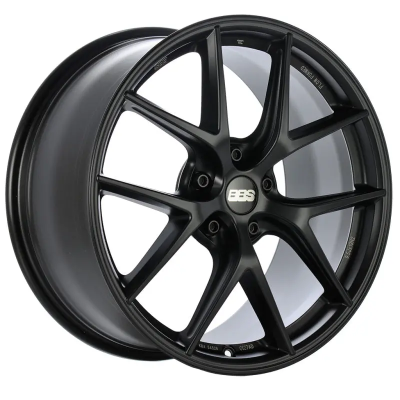 Bbs Unlimited Ci-R 20X8 Et46 (Face 1) Satin Black Wheel 1