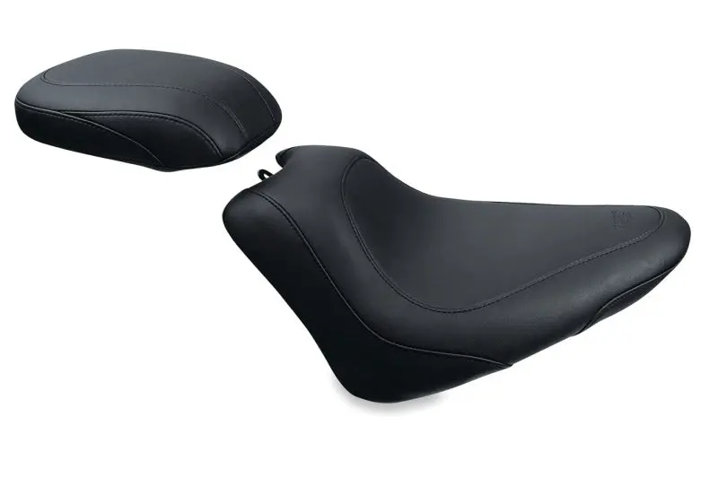 Mustang Motorcycle Solo Seat – Harley Blackline Style, Slim/Slim S Wide Tripper Design (2011–2017 Fit) 1