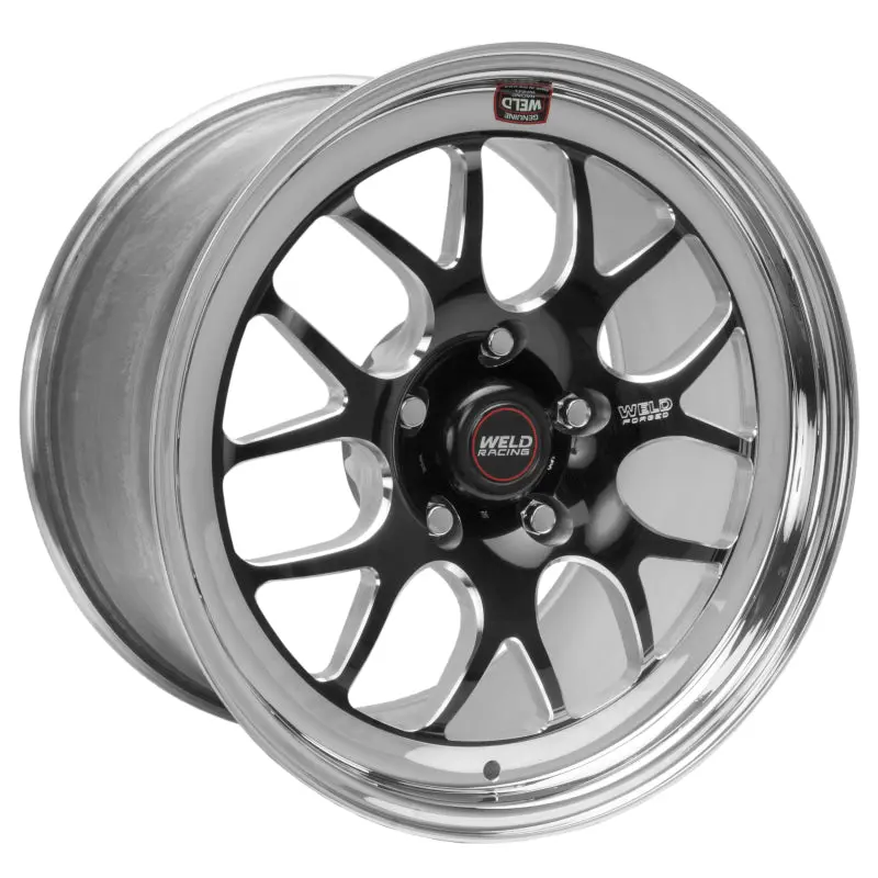 Weld S77 Non-Beadlock Forged Wheel – 17X10", 5X115, 5.2" Backspace, Black Finish (High Pad) 1