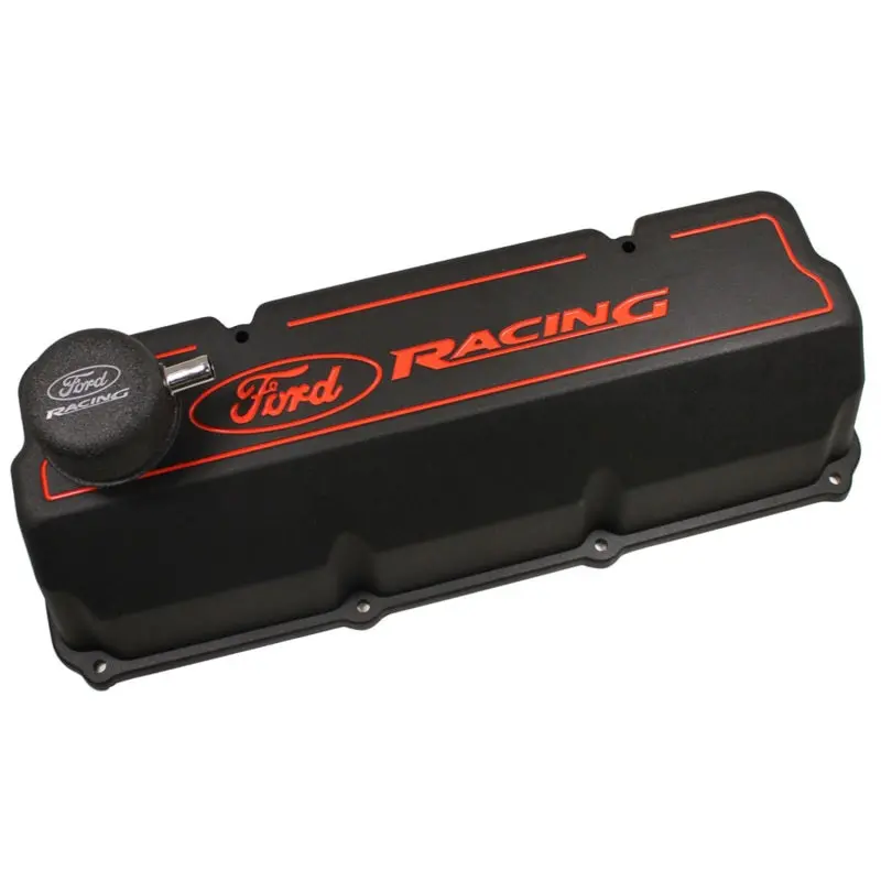 Ford Racing Cleveland Aluminum Valve Covers – Matte Black Finish 1