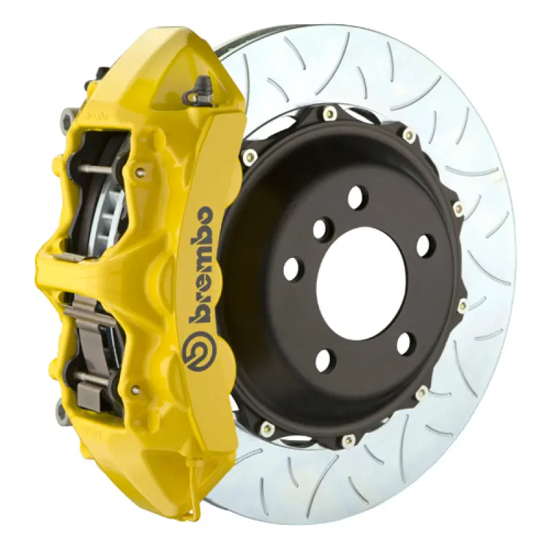 Brembo Gt Front Brake Kit – 6-Piston Calipers & 355X32Mm Slotted Two-Piece Rotors For 1999–2005 Bmw 330I (Non-Xdrive) 1