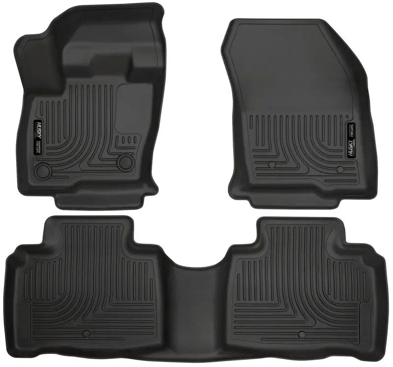 Husky Liners Weatherbeater Floor Liners For 2016 Lincoln Mkx – Black Combo Set 1
