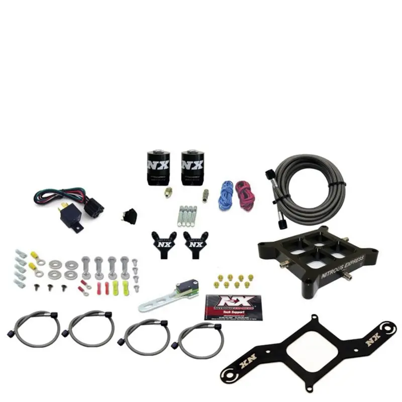 Nitrous Express Stage 6 Billet Crossbar Nitrous System For 4150 Carburetors – 50 To 300 Hp, No Bottle Included 1