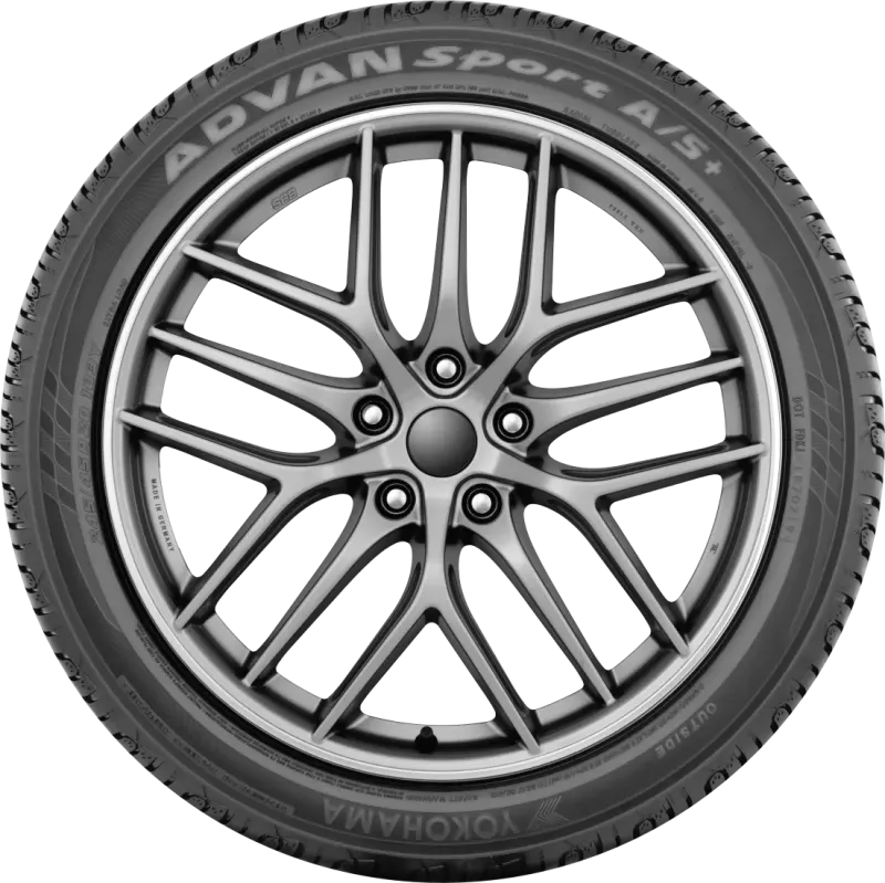 Yokohama Advan Sport A/S+ Ultra-High-Performance Tire – 285/35R18, 101Y Load & Speed Rating 1