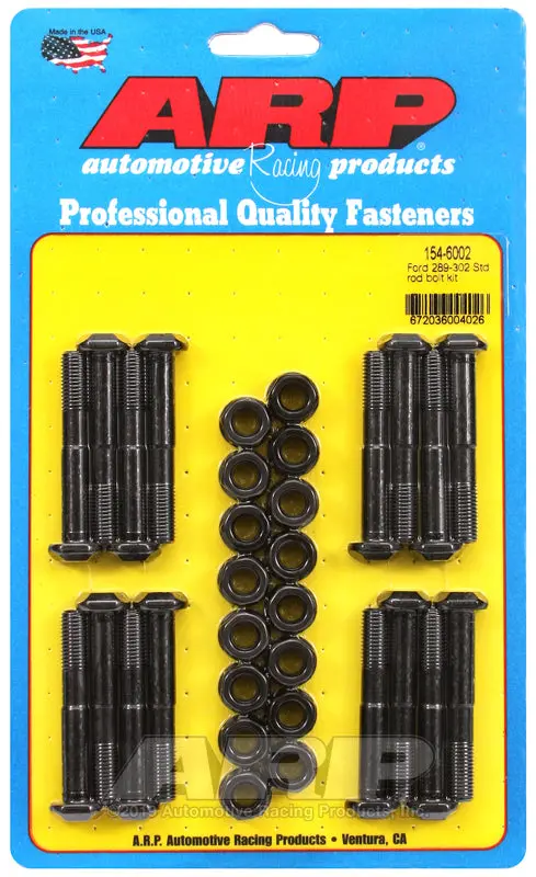 Arp Rod Bolt Kit For Ford 289 & 302 Small-Block V8 Engines 1