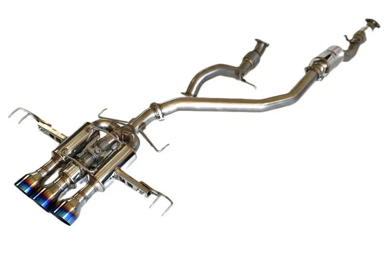 Invidia R400 Titanium Tip Single-Layer Cat-Back Exhaust For 2022+ Honda Civic Type R Fl5 (Non-Polished Pipes) 1
