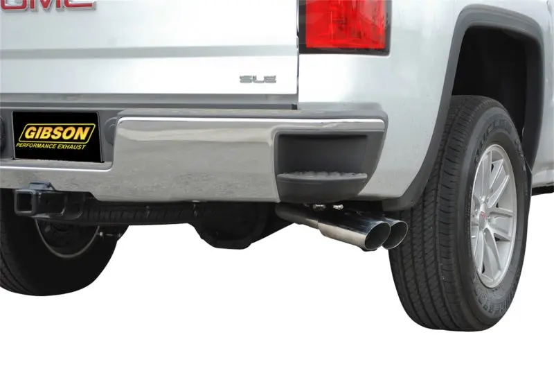 Gibson Stainless Steel Cat-Back Dual Exhaust System For 2014–2018 Gmc Sierra 1500 5.3L (3"/2.25") 2