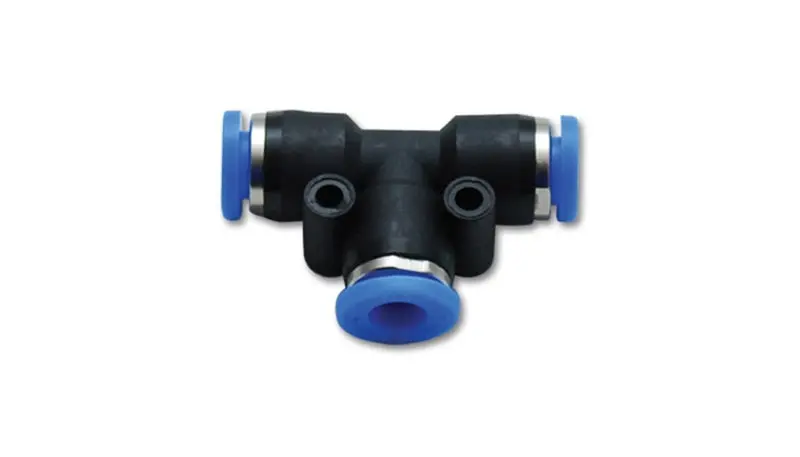 Vibrant Pneumatic Vacuum Fitting For 1/4" (6Mm) Od Tubing — Inline Tin-Plated Design 2