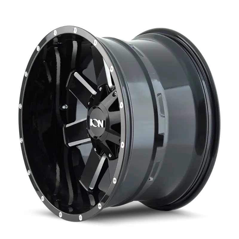 Ion Type 141 Forged Wheel – 20X10", 5X127 Pcd, -19Mm Offset, Gloss Black With Milled Face 1