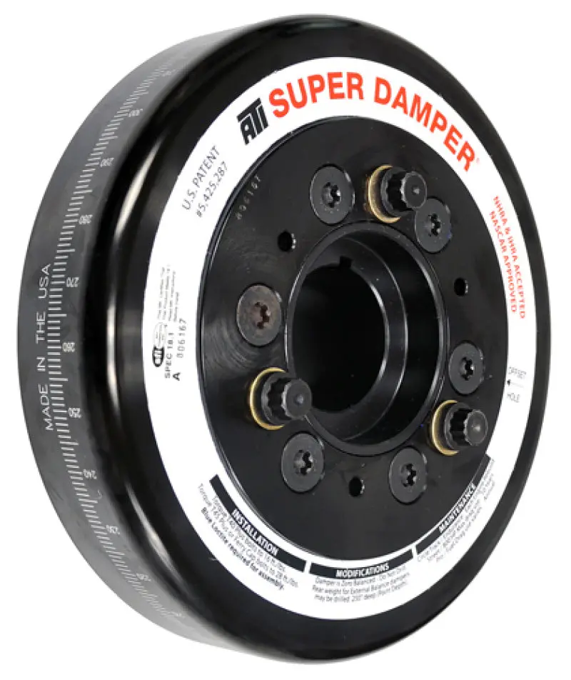 Ati Super Damper – 7.074" Steel Harmonic Balancer For Chevrolet Big Block, 3-Ring Design 1