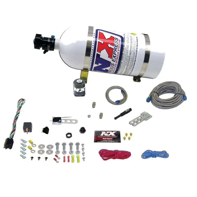 Nitrous Express Dry Efi Single-Nozzle Nitrous Kit – 35–150 Hp, Includes 15Lb Bottle 2