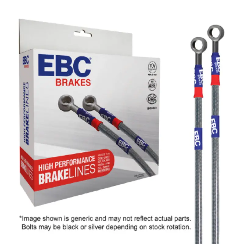 Ebc Stainless Steel Brake Line Kit For 1984–1986 Ford Mustang Svo (Third Gen, 2.3L Turbo) 2