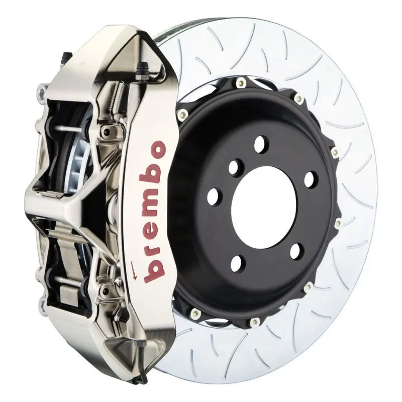 Brembo Gtr Front Big Brake Kit For 2007–2015 Audi Tt 2.0T – 355X32Mm Slotted 2-Piece Rotors 1