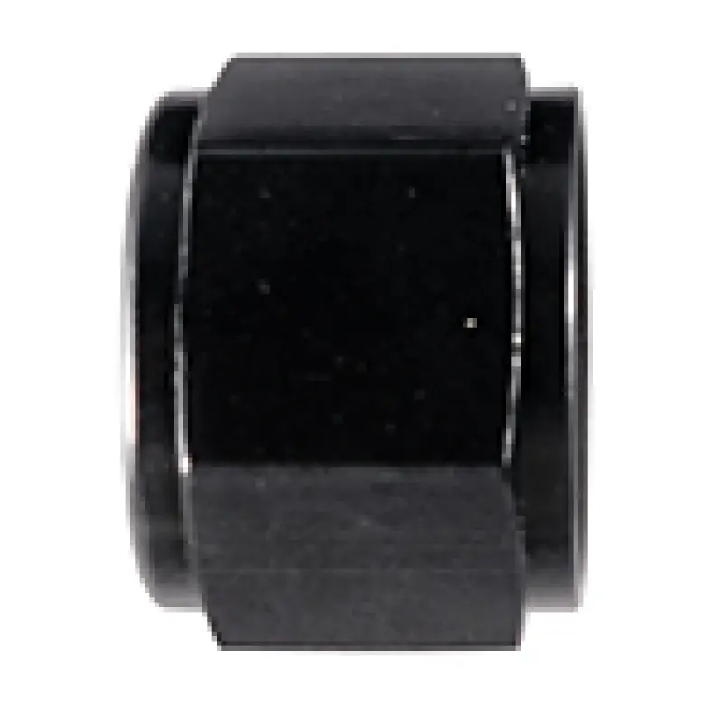 Fragola -8An Black Anodized Aluminum Flare Cap For Fuel And Brake Lines 1