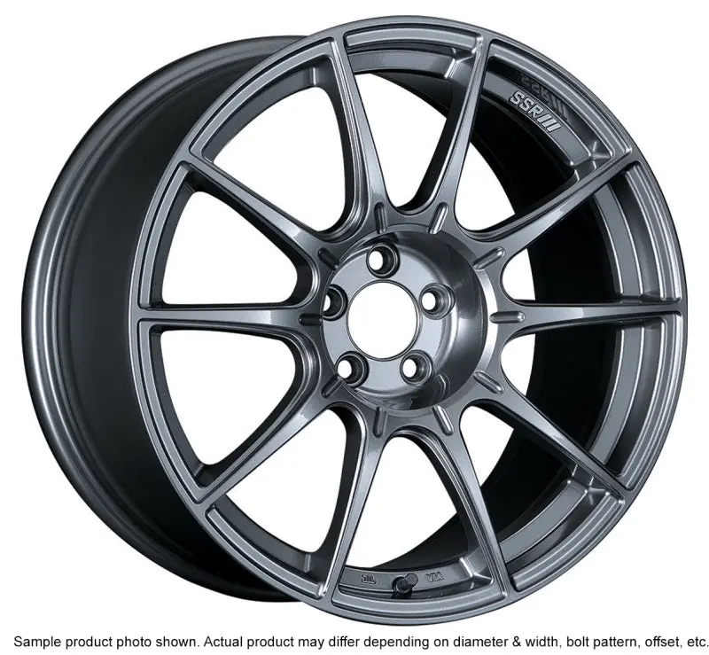 Ssr Gtx01 Forged Alloy Wheel – 18X8.5", 5X114.3Mm Bolt Pattern, 38Mm Offset, Dark Silver Finish 1