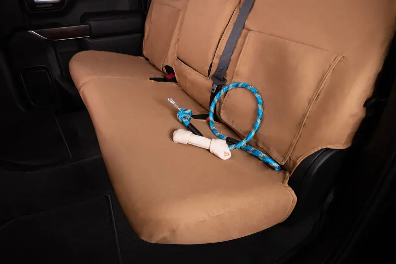 Covercraft Tan Polycotton Seatsaver Custom Front Seat Covers For 2015–2018 Ford F-150 2